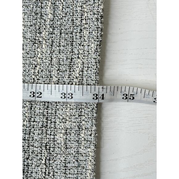 Club Monaco Textured Short Sleeve Dress Gray Crewneck Professional Workwear S - Picture 10 of 10